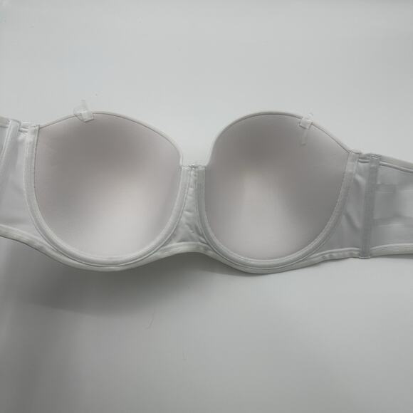 Vanity Fair 40D Beauty Back Strapless Convertible Bra 74380 White NWT $50 - Picture 5 of 7